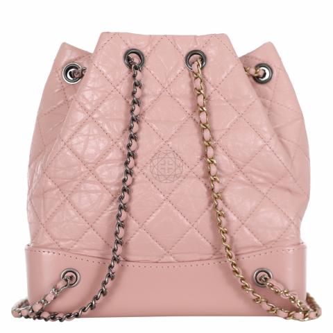 Chanel gabrielle backpack online pink